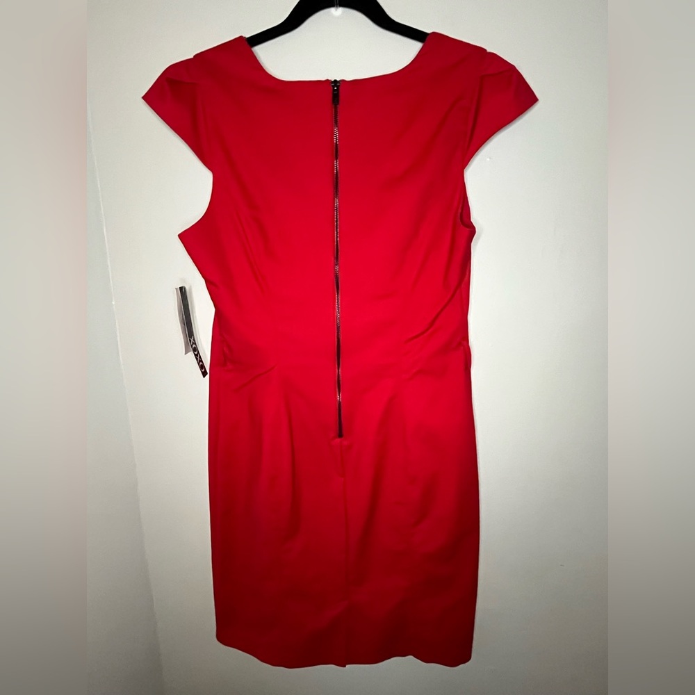 Coquette Girl XOXO Red Square Neck Cap Sleeve Above The Knee Dress Sz 13/14 NWT - Picture 2 of 7